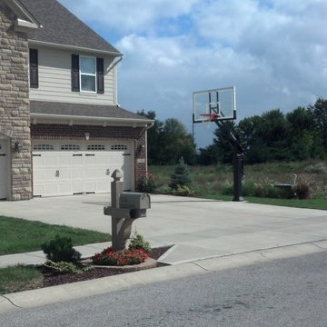 Meribeth Y's Pro Dunk Platinum Basketball System on a 35x25 in Avon, IN