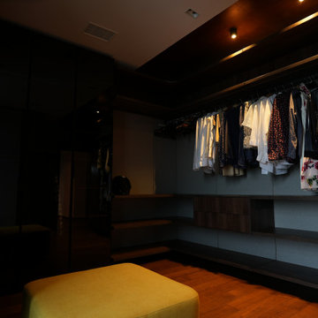 Single family home with Lighting design and Lutron lighting control