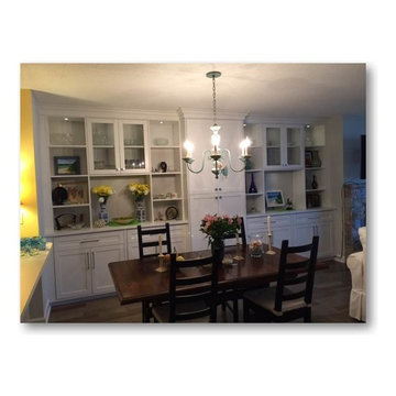 Living Room Wall Cabinetry in Milford CT