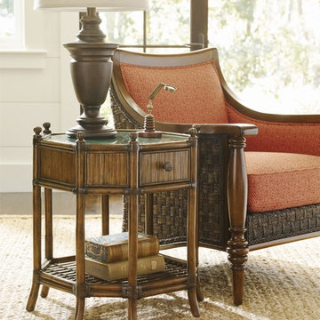 Tommy Bahama Home Bali Hai Flamingo Octagonal End Table