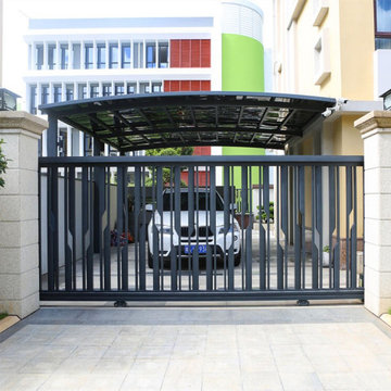 The beauty of the Nestled series fences and courtyard gates