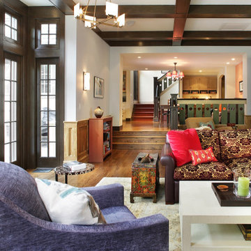 New Addition features Large Eclectic Family Room