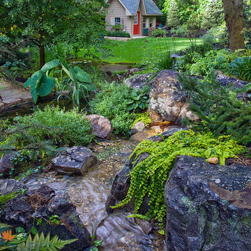 The waterfall garden