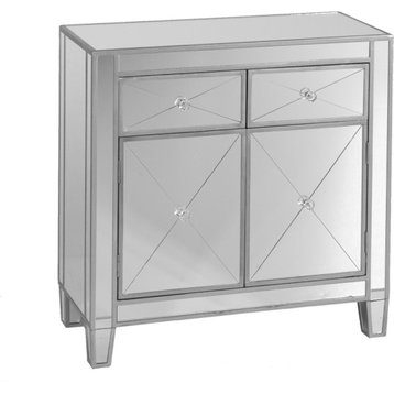 Mirage Mirrored Cabinet - Natural
