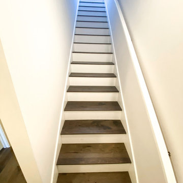 Full House Remodel with Engineered Hickory Wood Floors Installation