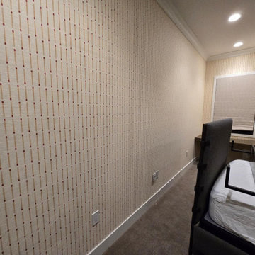 Serene Statement Wall – Bespoke Wallpaper Installation in South Park Hill, Denve