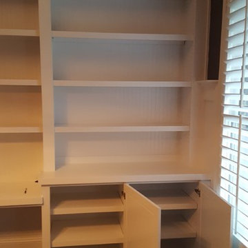 Office Wall with Desk and File