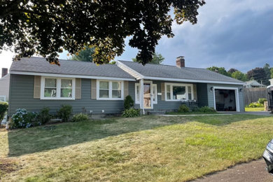 Inspiration for a timeless exterior home remodel in Boston
