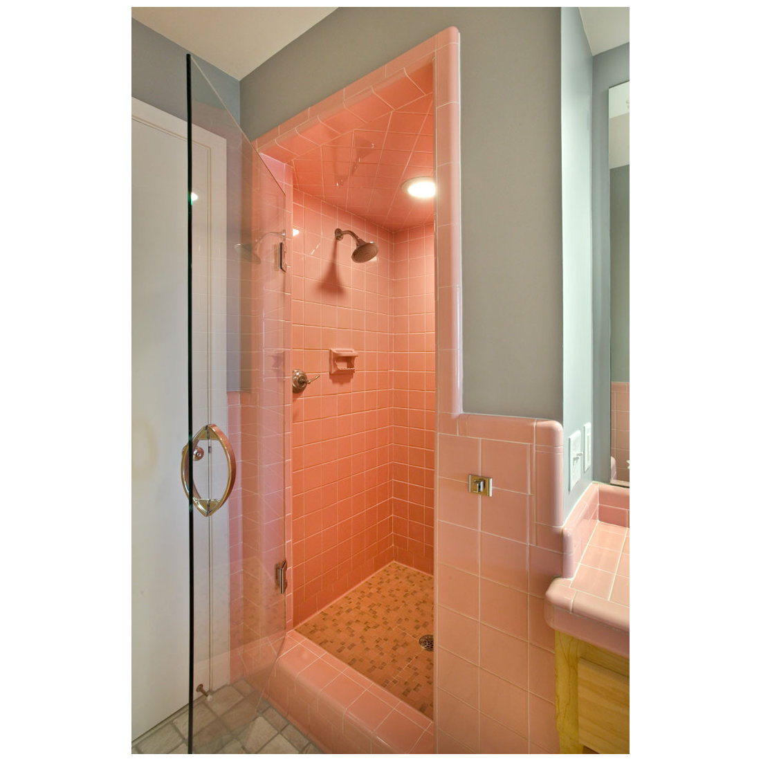 Eclectic Retro Bath