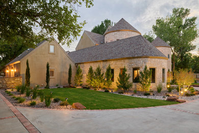Design ideas for a french country landscaping in Other.