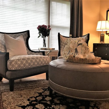 Cozy Gray - Graphic Living Room