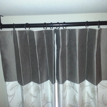 Custom-made drapery panels