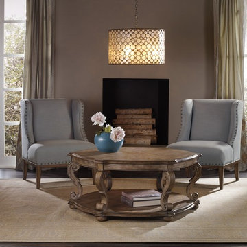 Hooker Furniture Living Room Solana Hexagonal Cocktail Table