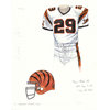 Original Art of the NFL 1997 Cincinnati Bengals Uniform