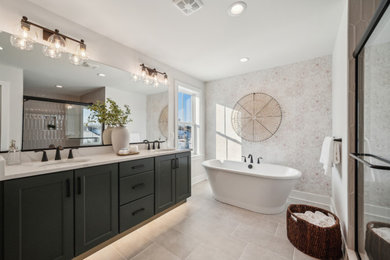 Inspiration for a transitional bathroom remodel in Baltimore