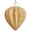 Raw Rattan Starfruit Lantern Medium