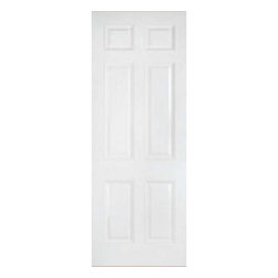 DRS6080 - LANSING-PLASTPRO - FIBERGLASS SMOOTH SKIN SIX PANEL ENTRY DOOR (1-3/4") - Windows And Doors
