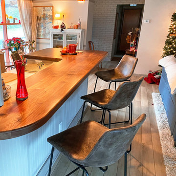 Premium Walnut Wide Plank (Face Grain) Countertop