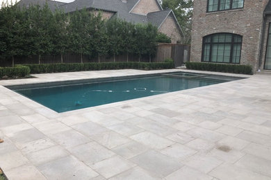 Gray Limestone Pool and Deck