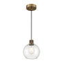 Antique Brushed Brass - Clear Glass