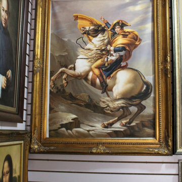 Napoleon Crossing the Saint Bernard - Oil painting reproduction
