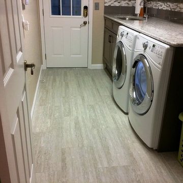 Laundry Room Remodel with Dover Grey Doors