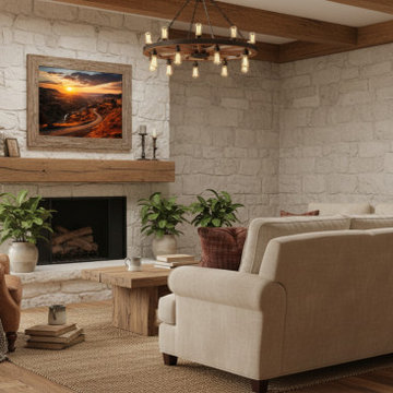 A Tranquil Trail Realism Painting Digital Artwork Nature Inspired Artwork