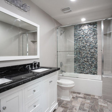 Traditional His and Hers Bathroom Renovation in City of Industry, CA