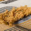 Novogratz by Momeni Indio Hand Made Wool Area Rug, Mustard, 7'6"x9'6"