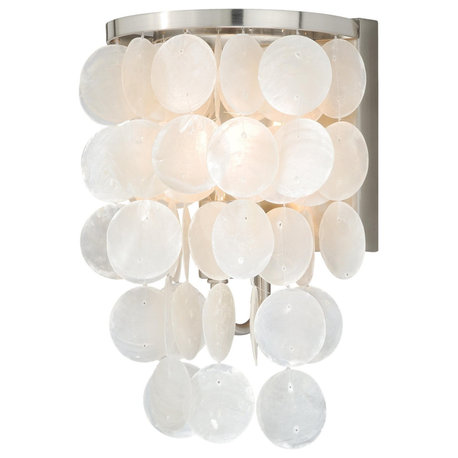James Allan VXBF74375 Jorge 7"W Bathroom Vanity Light - Capiz Shell