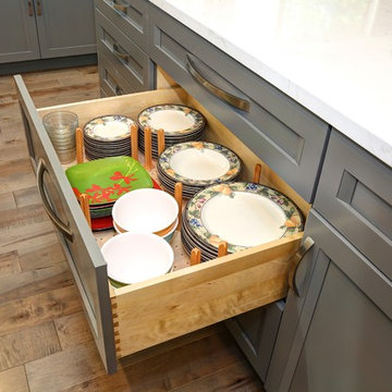 Storage Ideas - Dish Drawers