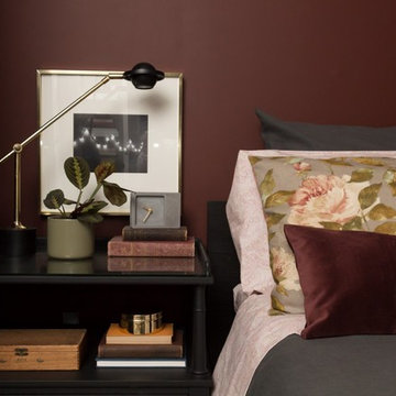 Cozy Oxblood Bedroom Makeover