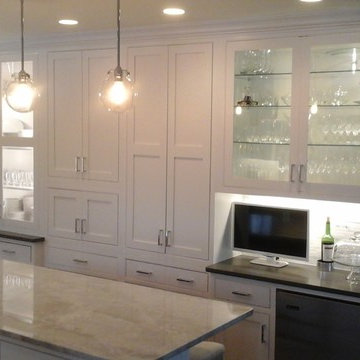 Transitional White Kitchen