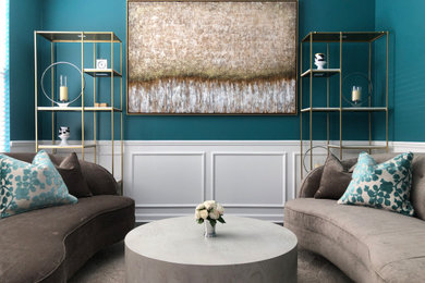 Inspiration for a contemporary home design remodel in Detroit