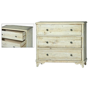 43 L Maya Dresser Hand Made Reclaimed Wood With Antique Off White