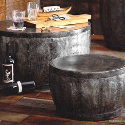 Roost Barrique Low Table & Stool - Bar Stools And Counter Stools
