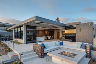 Patio - contemporary patio idea in Orange County