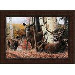 Tangletown Fine Art - "Autumn'S Majesty" By Kevin Daniel, Framed Wall Art, Ready to Hang - Fine art by Kevin Daniel is an amazing mastery of fine detail. This vivid imagery will bring magic to any home decor.