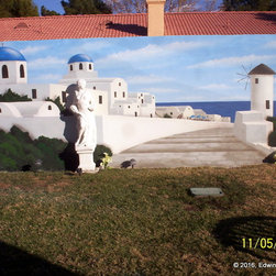Santorini - Outdoor Wall Art