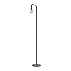 Holden 70" Black Floor Lamp, Satin Black