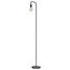 Holden 70" Black Floor Lamp, Satin Black