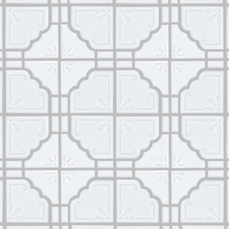 Hudson Moonbeam Porcelain Mosaic Floor and Wall Tile, Glossy White
