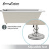 Swiss Madison SM-DB561 Voltaire 48" Drop In Acrylic Soaking Tub - Glossy White