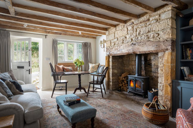 Living room in Gloucestershire.