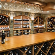 Flanigan Wine Rack And Wet Bar