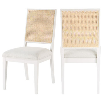 Butterfly Dining Chair (Set of 2), White Finish
