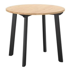 GAMLARED Table, teint&eacute; antique clair, teint&eacute; noir - Coffee And Accent Tables