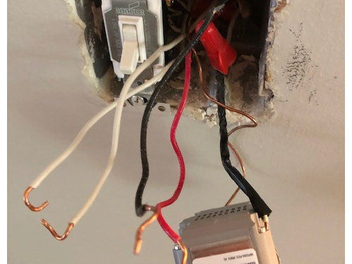 Wiring On A 3 Way Dimmer Switch - Ceiling Fixture 2 Red Wires
