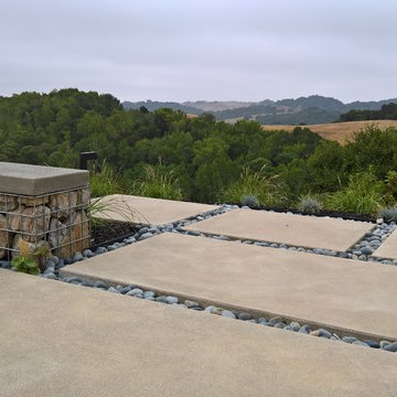 above the valley
