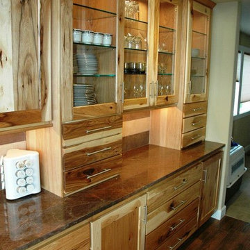 Customer Photos: Rustic Hickory with Reverse Raised Panel Doors